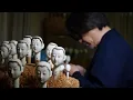 The process of making Japanese traditional dolls Traditional crafts made in Kyoto for 1 000 years