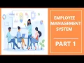 Part 1 Employee Management System using Java
