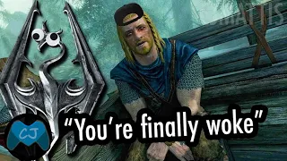 skyrim intro but its brainrot gen alpha slang