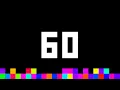 60 Seconds Timer Flowing Pixels
