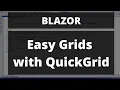 Blazor - Easy Grids with QuickGrid