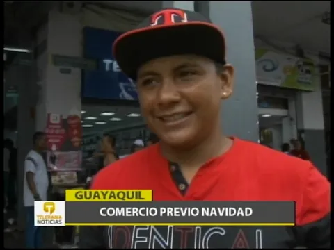 Comercio previo navidad