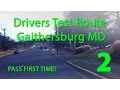 Gaithersburg Maryland A Drivers Test Route 2