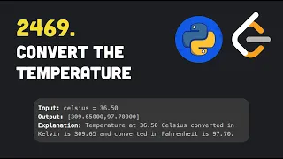 Leetcode 2469 Convert the Temperature