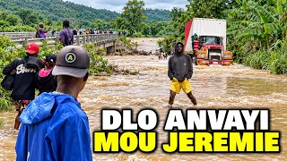FLASH! DLO ANVAYI MOUN JEREMIE - Plizyè moun pèdi lavi yo, pedi byen yo apre yon gwo lapli