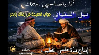  أنا يا صاحبي مثلك     نبيل السفياني   جواب قصيدة البحر للدكتور  ربيع المقطري إيقاع لحجي نار      دندنها