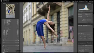 Editing Maja's photos