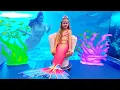 Lagu Diana and Roma visited Mermaids of Arabia in Dubai. Magical Mermaid \u0026 Pirate transformation!