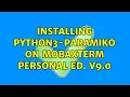 Installing python3-paramiko on mobaXterm Personal Ed V9 0