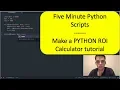 Simple ROI Python Calculator - Five Minute Python Scripts