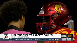 Labette County Scrapes by 33-30 Against Independence 22