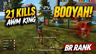 [ Bangladesh  AWM ] SOLO VS SQUAD || POWER OF AWM 21 KILL IMPOSSIBLE BOOYAH WITH PAN MOVEMENT ||