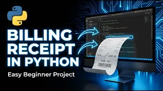 Build a Billing Receipt Program in Python Beginner Project Python Tutorial