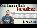 Como Hacer un JTable Personalizado en Java Swing