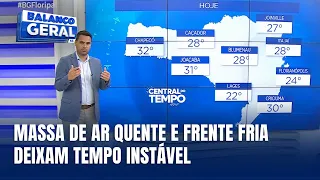 Central do Tempo – Calor intenso e ventos deixam o dia abafado em Santa Catarina