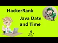 java date and time hackerrank solution - Java Hackerrank Java Solution