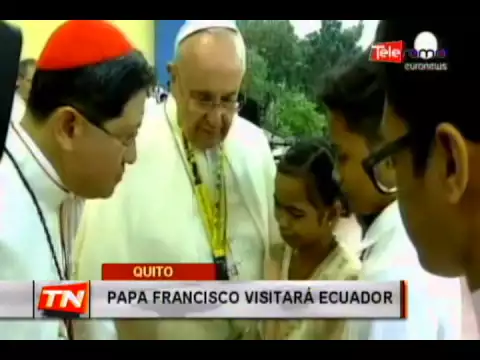 Papa Francisco visitará Ecuador