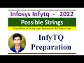 InfyTQ previous year Coding Question InfyTQ String Possibilities InfyTQ final round 2022