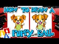 How To Draw A Puppy With A Ball