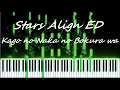 Download Lagu Stars Align - Hoshiai no Sora ED – Kago no Naka no Bokura wa – Piano cover (Synthesia)