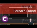 7 5 Iteration Foreach Loops - Learning C
