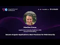 Secure Angular Applications Best Practices for Web Security Martina Kraus AC2025