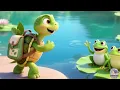 From Pond to Ocean: The Little Turtle's Impossible Adventure #KidsStory #Perseverance #NeverGiveUp