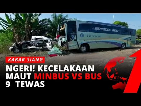 Minibus Seruduk Bus, 9 Orang Tewas | tvOne