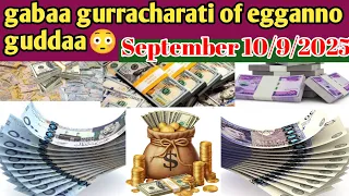 Sharafa September 10 9 2025 Of Egganno Guddaa Gabaa Gurracharati 