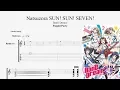 【Guitar TAB】BanG Dream! -  Natsuzora 夏空 Summer Sky SUN! SUN! SEVEN! 〚Poppin'Party〛ギター \u0026 tab譜