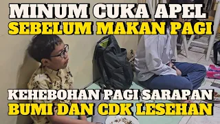 Download 🟢SARAPAN PAGI‼️sebelum  BERANGKAT SEKOLAH SAMBIL ANGKAT BARBEL 38 KILO #sarapan MP3