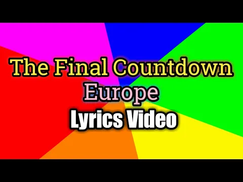 Download MP3 The Final Countdown - Europe (Lyrics Video)