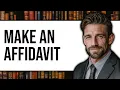 How To Make An Affidavit