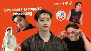 Bang Chan-core: leading the team while brain’s on vacation 🤡