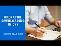 Operator Overloading in OOP in Urdu C