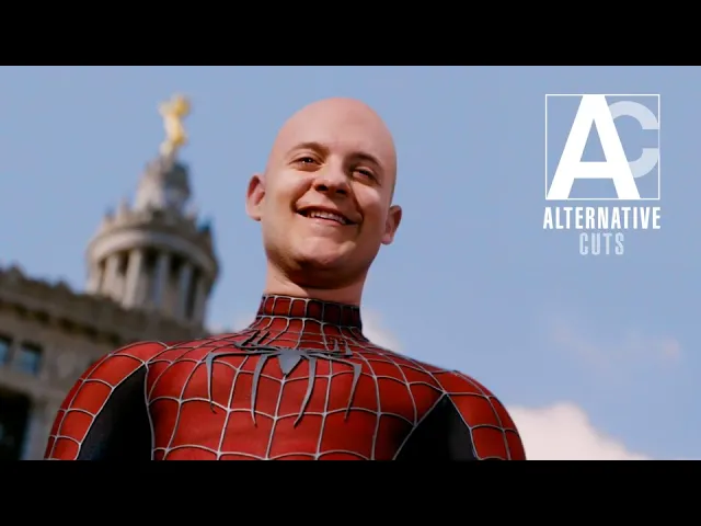 Spider-man but he's Bald