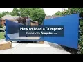 How to Load a Roll Off Dumpster Dumpsters com