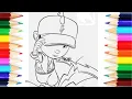 Coloring for Kids - BoBoiBoy The Movie 2 I Galaxy