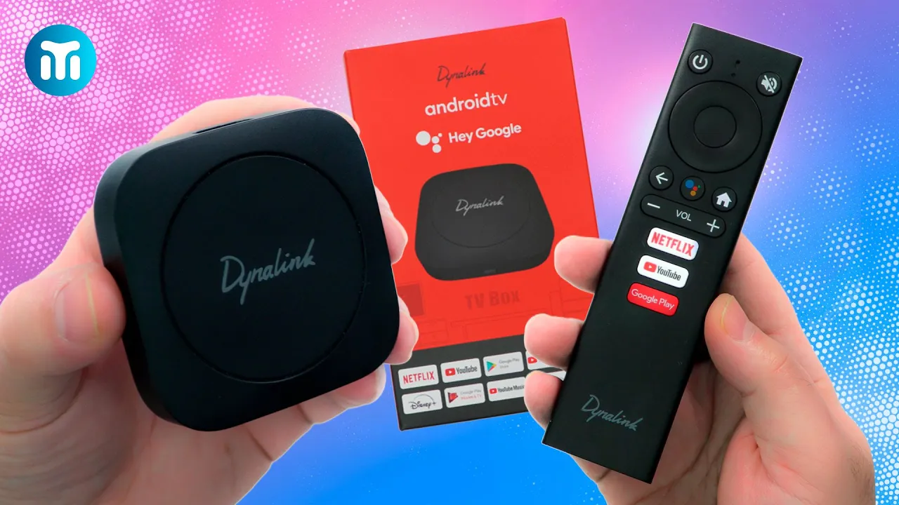 Dynalink Android TV 4K - Pequeno, Potente + BARATO que o Chromecast 4