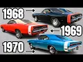 Dodge Charger Differences 1968 - 1970 Mopar Muscle Car Showdown