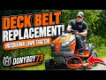 How To Replace a Deck Belt on a Husqvarna Lawn Tractor