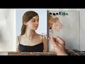 Download Lagu 【Pure Enjoyment Version】A Beautiful Profile| Alla Prima Oil Painting Portrait
