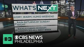Warm humid weekend ahead in Philadelphia region NEXT Weather