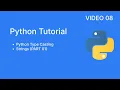 Python Type Casting and Strings PART 01 in Python Python Tutorial CodeStudyPassion