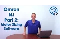 Omron NJ Part 2 Motor Sizing Software