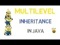 34 - Multilevel Inheritance in Java
