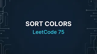 LeetCode 75 - Sort Colors Two Pass Partition Approach Python