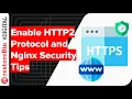 Cloud Server Enable HTTP2 Protocol and Improve Nginx SSL Connection Security