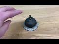 Vintage Front Desk Bell Sound Demo - Classic Brass Hotel Service Bell