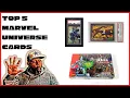 Top 5 Cards - 1993 Marvel Universe Cards